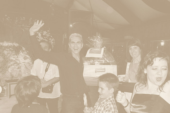 Lozano, en la ‘Cena Solidaria’ de ARTES Cultura y Ocio