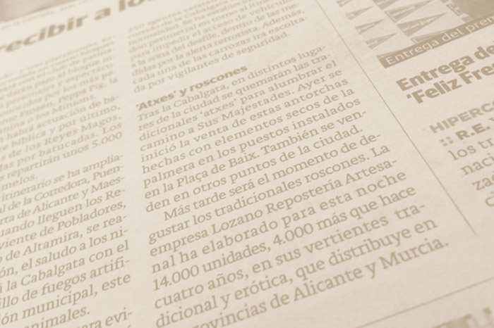 Nuestros roscones están tan ricos ¡que salen en los diarios!