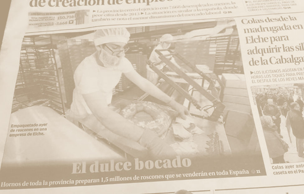 Los roscones Lozano, protagonistas de la noche de reyes en los medios